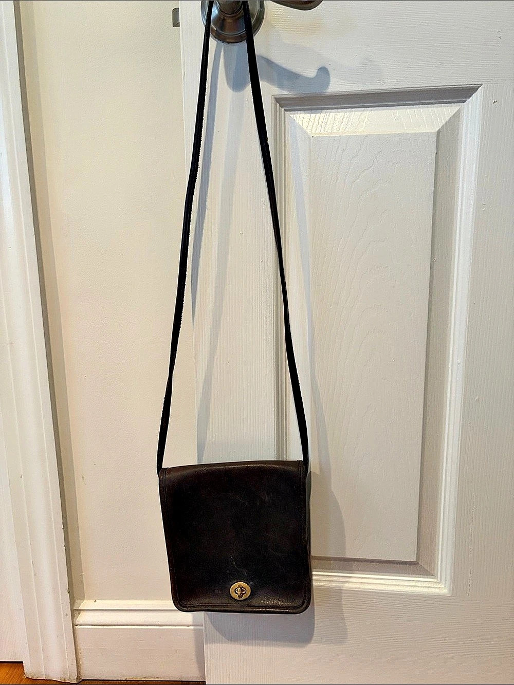 COACH Legacy Small Flap Bag Crossbody in Brown